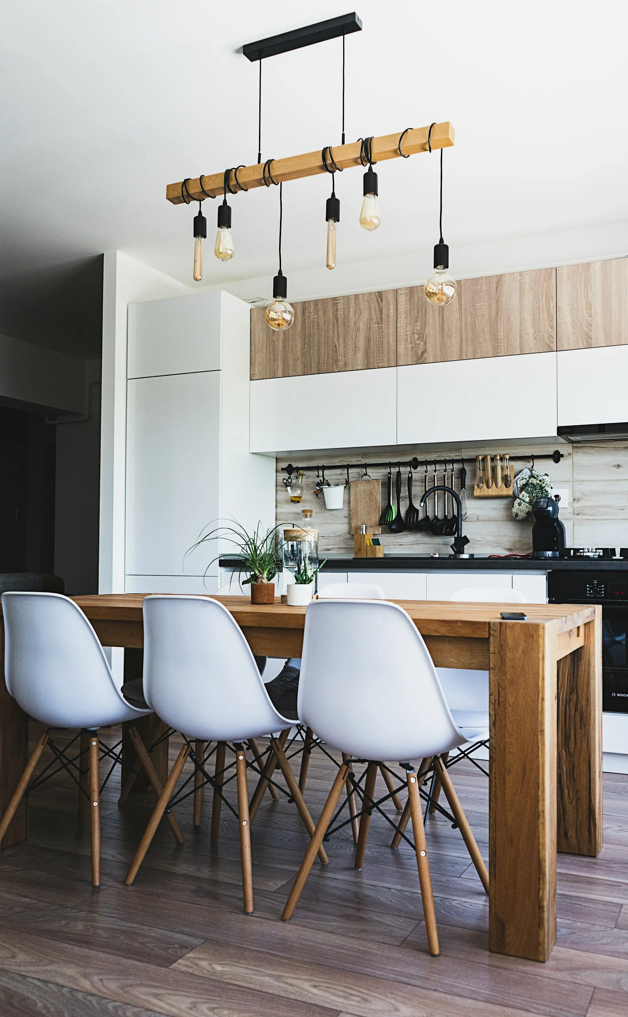 Family kitchen in a modern home